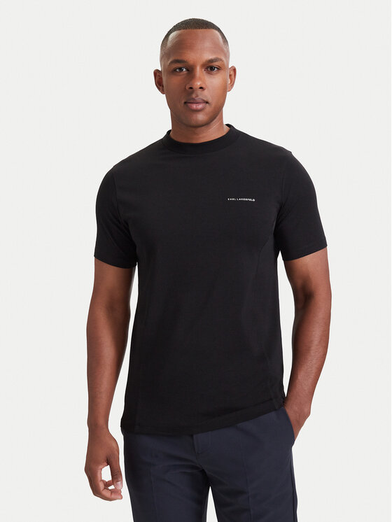 KARL LAGERFELD KARL LAGERFELD Camiseta 755033 564235 Negro Regular Fit