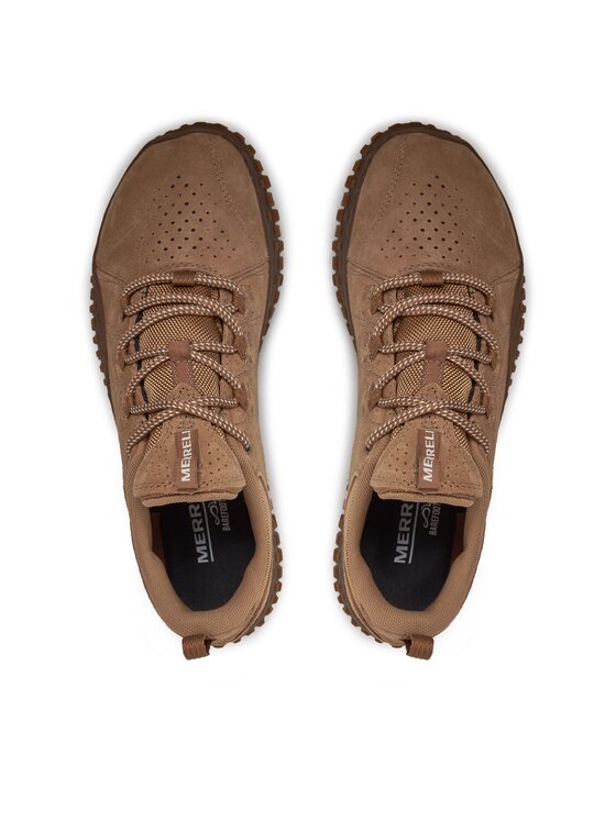 merrell wrapt tobacco Men's Barefoot Shoes quality shoe specially designed for outdoor outdoor activities and adventures Merrell Wrapt Slide Nubuck Hybrid
