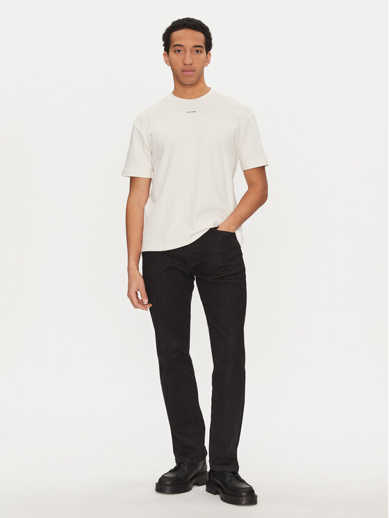 Calvin Klein Calvin Klein T-shirt Nano Logo K10K112487 Bianco Regular Fit