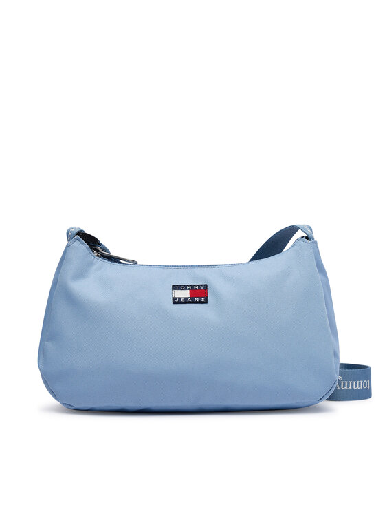 Tommy Jeans Kabelka Tommy Jeans Tjw Ess Daily Shoulder Bag AW0AW18768 Svetlo modrá