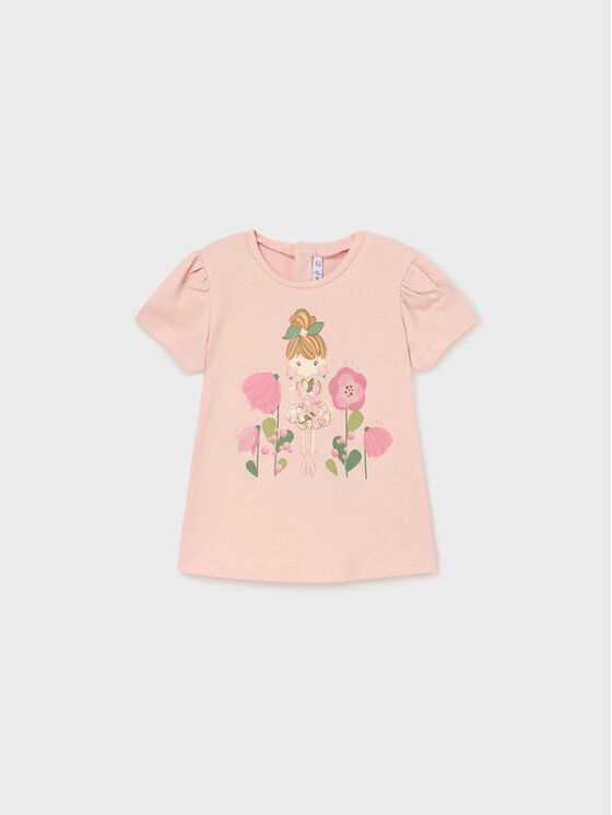 Mayoral Mayoral Футболка 1005 Рожевий Regular Fit