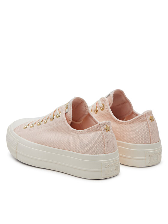 Converse Кеди Converse Chuck Taylor All Star Lift Platform Gold A12584C Рожевий