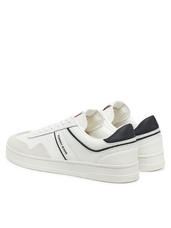 Tommy Jeans Laisvalaikio batai Tommy Jeans The Greenwich Leather EM0EM01571 Balta
