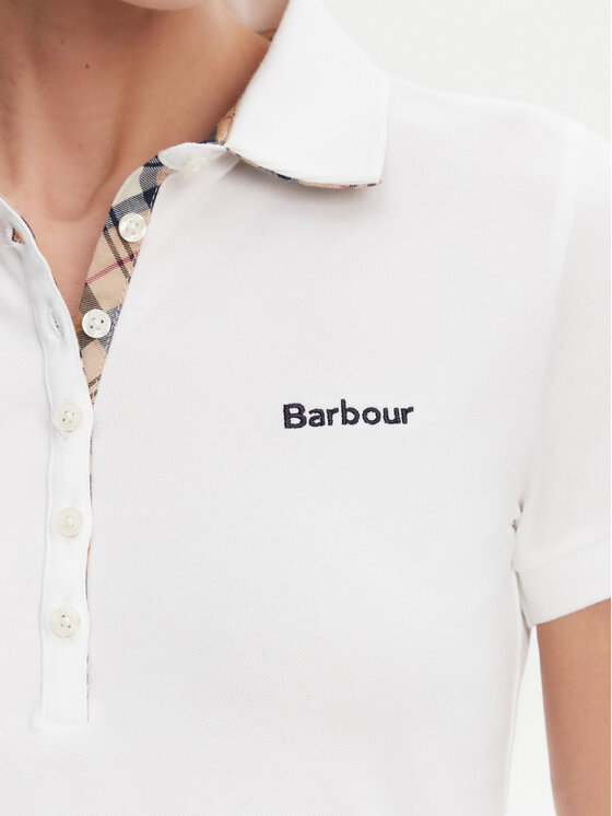 Barbour Barbour Polo marškinėliai LML0634WH33 Balta Regular Fit