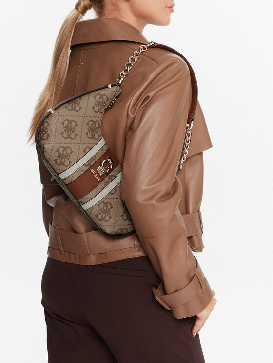Guess Дамска чанта Guess Erenia HWSO78 38180 Кафяв