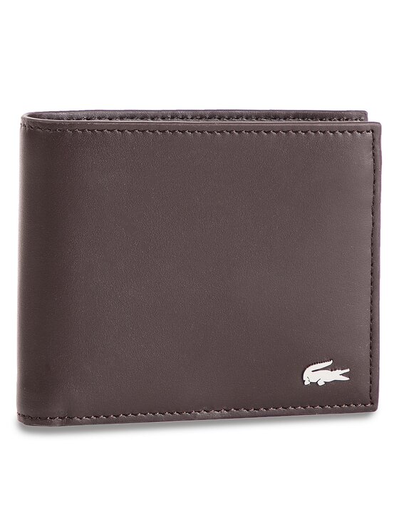 Lacoste Portfel Lacoste Large Billfold & Coin NH1112FG Brązowy
