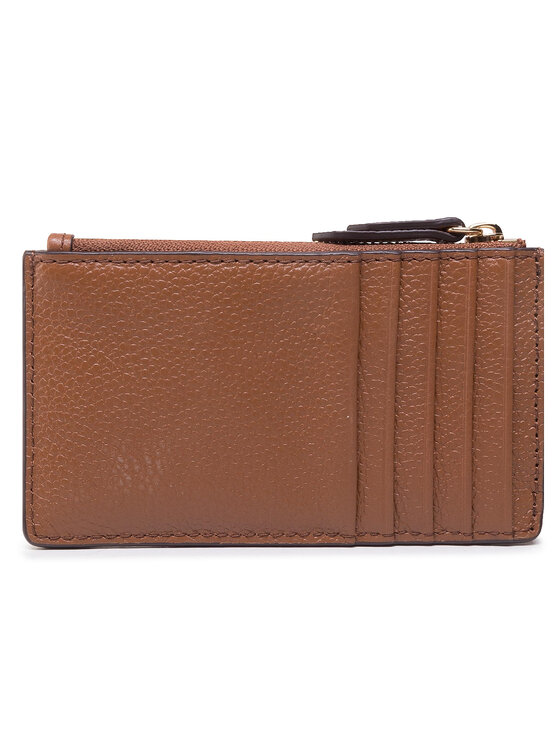 MICHAEL Michael Kors Θήκη πιστωτικών καρτών MICHAEL Michael Kors Jet Set Charm 34H0GT9D6L Καφέ