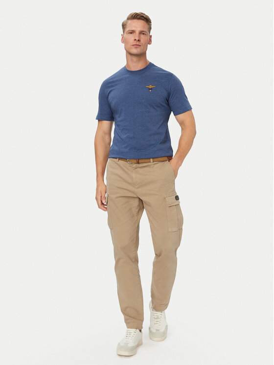 Aeronautica Militare Aeronautica Militare Camiseta 262TS1580UJ00372 Azul Regular Fit