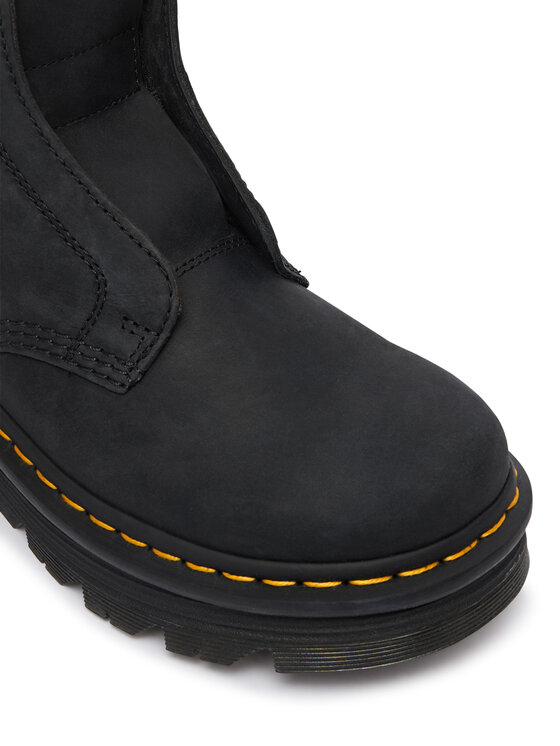 Dr. Martens Μποτάκια Dr. Martens Zebzag Laceless Black Wyoming DM42653001 Μαύρο