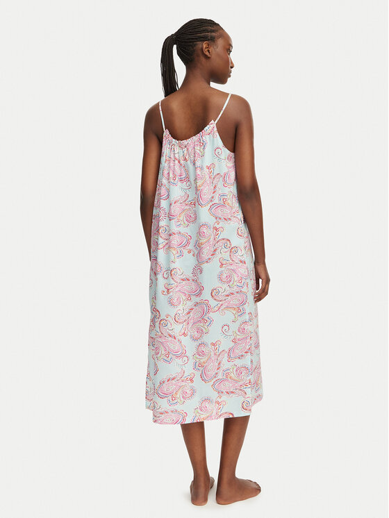LAUREN RALPH LAUREN LAUREN RALPH LAUREN Нічна сорочка ILN02506 Світло-синій Relaxed Fit