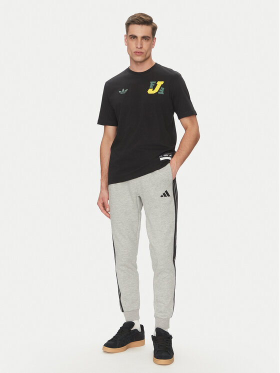 adidas adidas Футболка Jamaica VRCT JE5331 Чорний Regular Fit