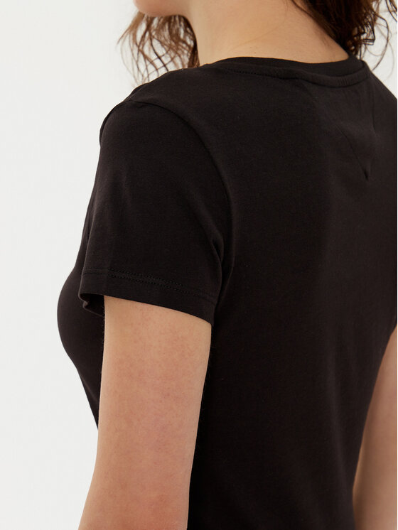 Tommy Jeans Tommy Jeans T-shirt DW0DW20458 Nero Slim Fit