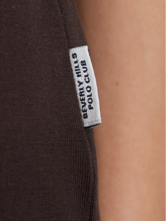 Beverly Hills Polo Club Beverly Hills Polo Club Camiseta P-SS26W-TS5165187 Marrón oscuro Regular Fit