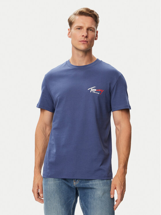Tommy Jeans Tommy Jeans Camiseta DM0DM22538 Azul Regular Fit