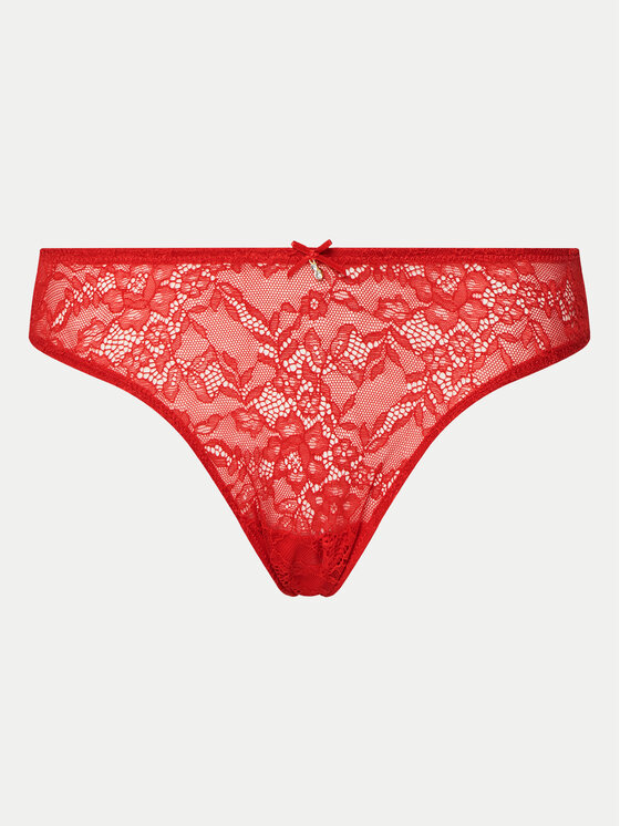 Guess Guess Culotte classiche O5RE09 KBGT0 Rosso Regular Fit