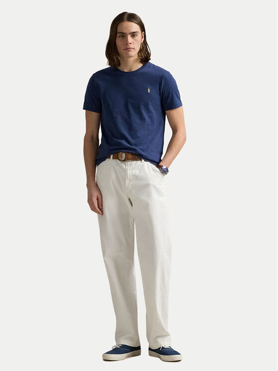Polo Ralph Lauren Polo Ralph Lauren Majica 710671438426 Mornarsko modra Custom Slim Fit