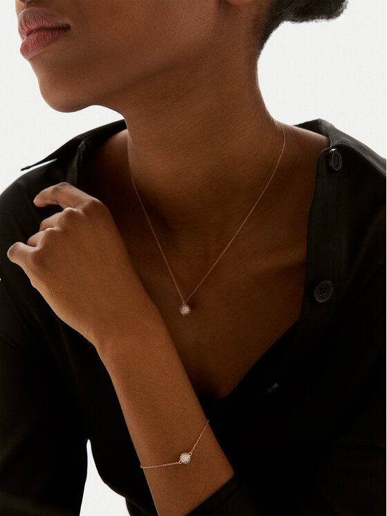 Daniel Wellington Brățară Daniel Wellington Pavé DW00400626 Aur roz