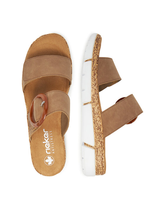 Rieker Nazouváky Rieker V2392-62 Béžová