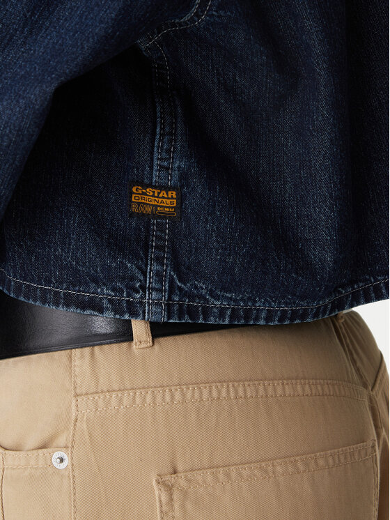 G-STAR G-Star Raw Джинсова сорочка D26851-E090 Cиній Boxy Fit