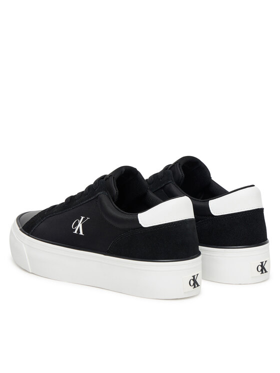 Calvin Klein Jeans Laisvalaikio batai Calvin Klein Jeans Vulc Flatform Mg Nylon Mix YW0YW01896 Juoda