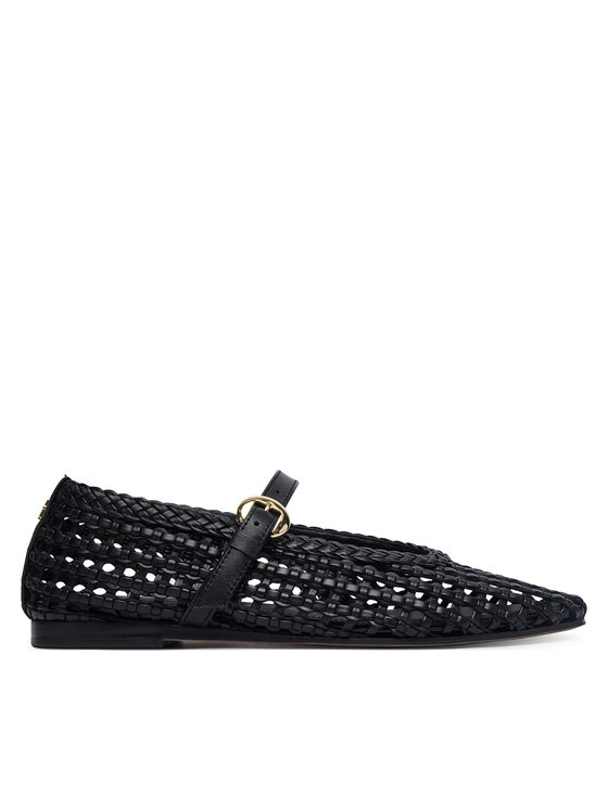 Tommy Hilfiger Balerini Tommy Hilfiger Mary Jane Ballerinas FW0FW09244 Negru