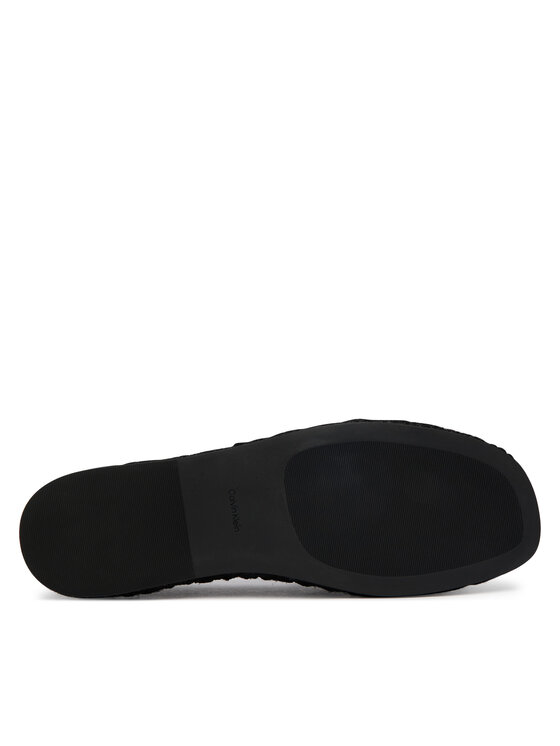 Calvin Klein Espadrile Calvin Klein Oblique Espadrille Webbing HW0HW02934 Negru