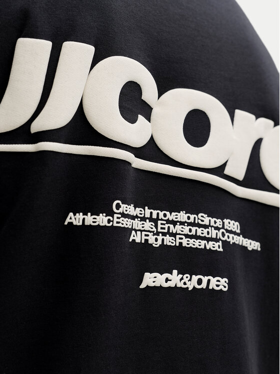 Jack & Jones Jack & Jones Футболка Club 12289842 Чорний Relaxed Fit