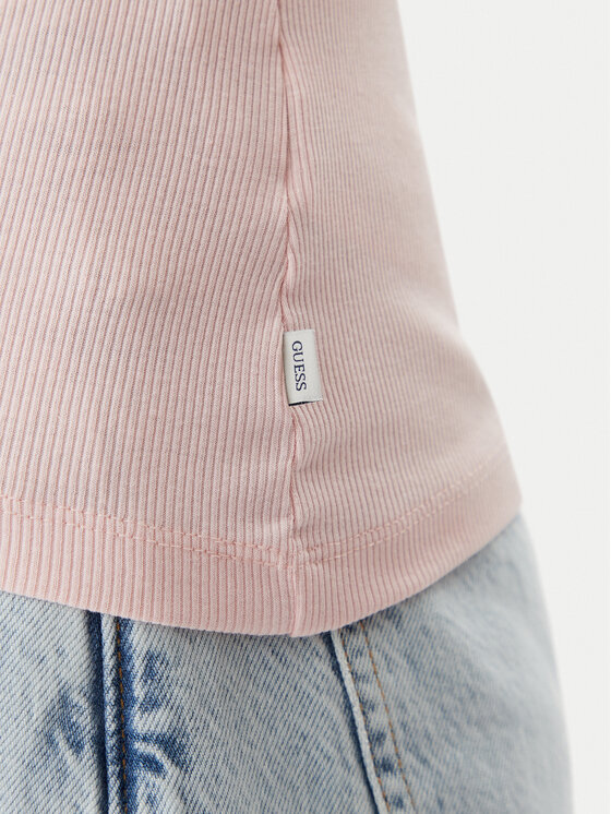 Guess Guess Футболка W5GP62 KA0H1 Рожевий Regular Fit