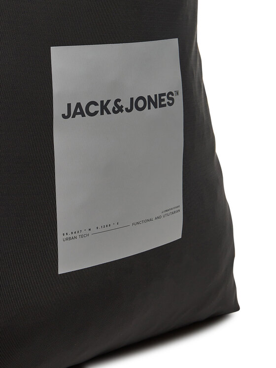 Jack & Jones Ruksak Jack & Jones Jacwest Tote Bag 12272639 Čierna