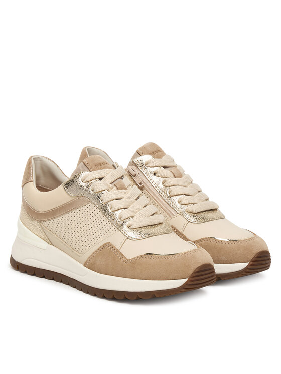 Geox Sneakersy Geox D Desya D6500A 085CF C1S2L Beżowy