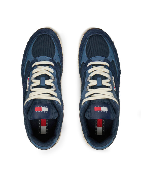 Tommy Jeans Sneakers Tommy Jeans The Coney Suede EM0EM01501 Blu scuro