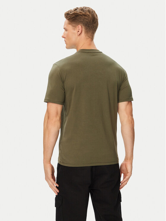 Napapijri Napapijri Camiseta S-Badge NP0A8949 Caqui Regular Fit