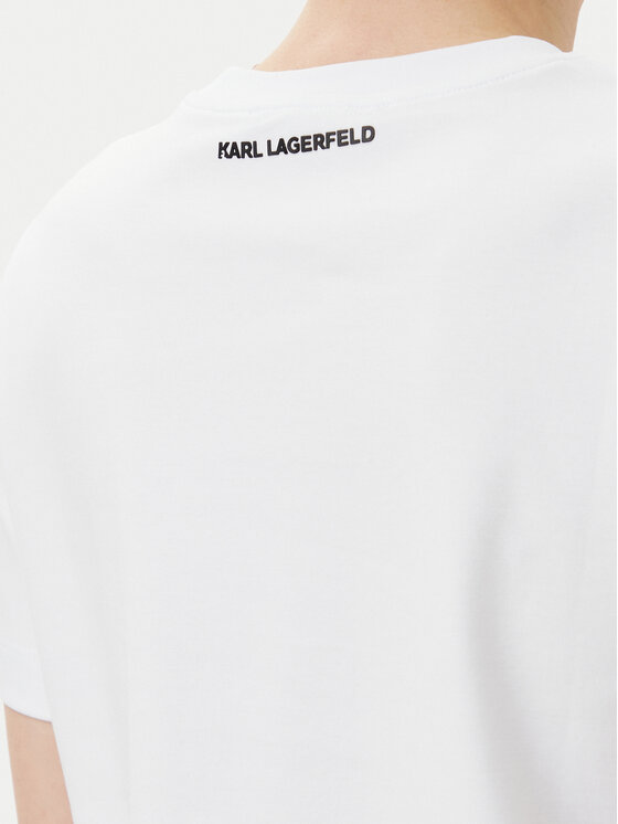 KARL LAGERFELD KARL LAGERFELD Camiseta A2W17103 Blanco Regular Fit