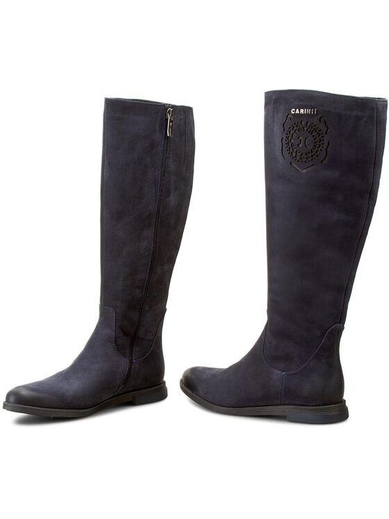 Carinii Cizme lungi riding Carinii B3613 Bleumarin