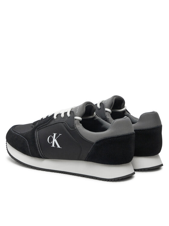 Calvin Klein Jeans Superge Calvin Klein Jeans Retro Sock Runner Mg Wmm YM0YM01152 Črna