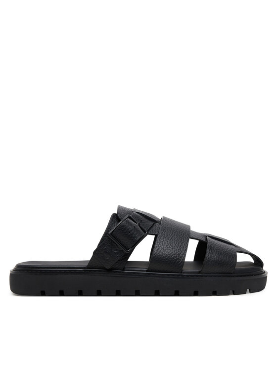 Calvin Klein Jeans Şlapi Calvin Klein Jeans Sq Molded Sandal Fisherman YM0YM01220 Negru