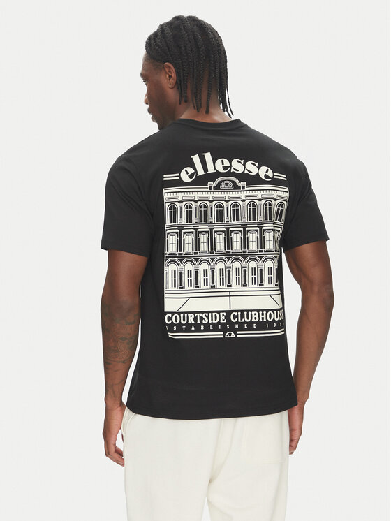 Ellesse Ellesse Футболка Courtside SHZ21991 Чорний Regular Fit