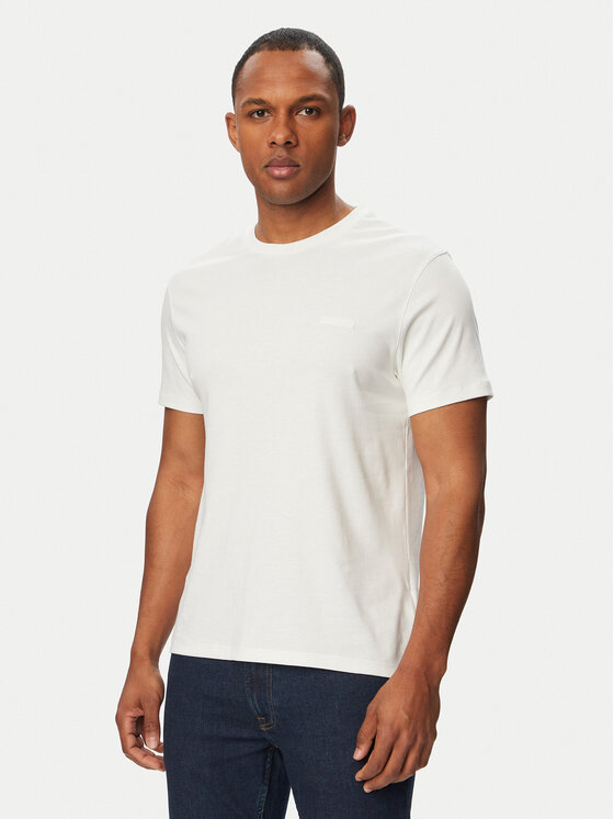 Calvin Klein Calvin Klein Camiseta LV04LG222G Blanco Slim Fit
