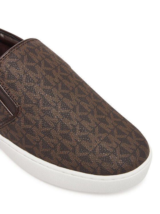 MICHAEL Michael Kors Πάνινα παπούτσια MICHAEL Michael Kors Keaton Slip On 43F7KTFP1B Καφέ