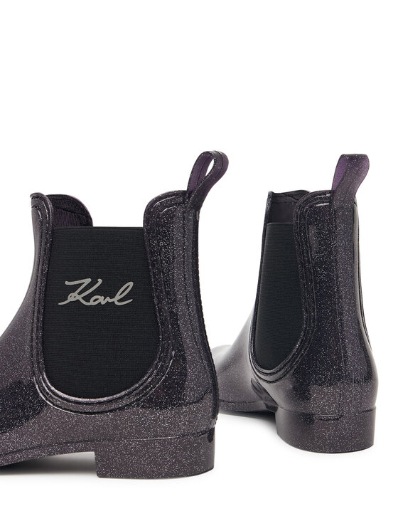 KARL LAGERFELD Гумени ботуши KARL LAGERFELD KL94775S Виолетов