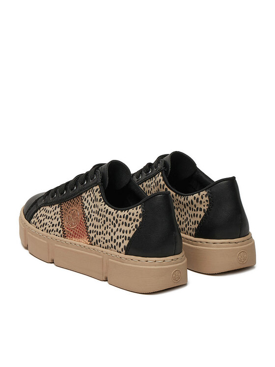 Rieker Sneakersy Rieker N5910-62 Černá