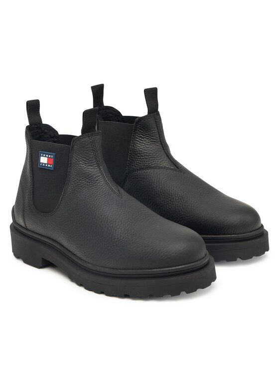 Tommy Jeans Chelsea Tommy Jeans Tjm Chelsea Leather Wl EM0EM01670 Nero