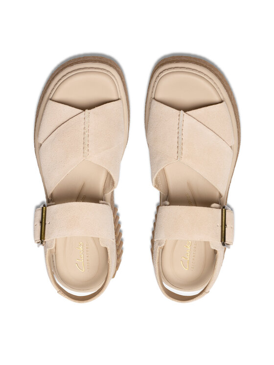 Clarks Босоніжки Clarks Evamar Wish 26181202 Бежевий