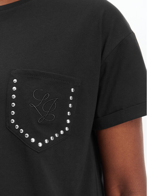 Liu Jo Liu Jo Camiseta WA6372 JS923 Negro Regular Fit