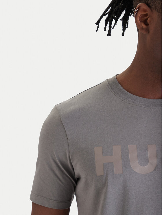 HUGO HUGO Camiseta Dulivio 50467556 Gris Regular Fit