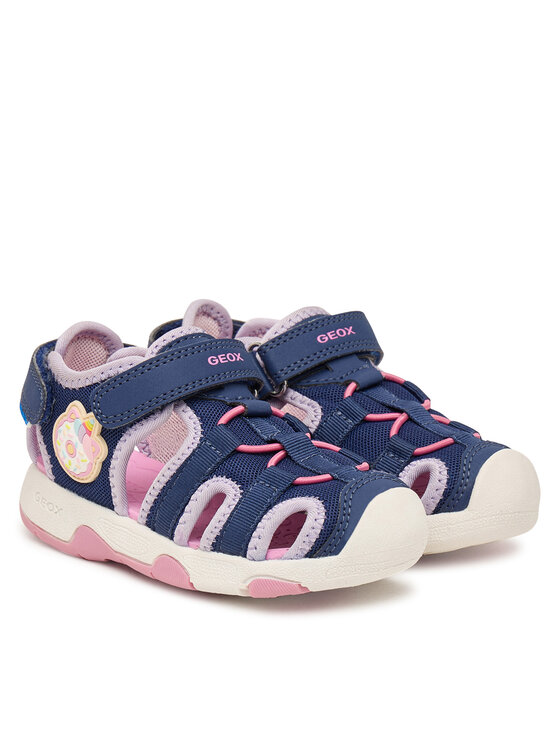 Geox Sandali Geox B Sandal Multy Girl B650DA 01450 C4215 S Mornarsko modra