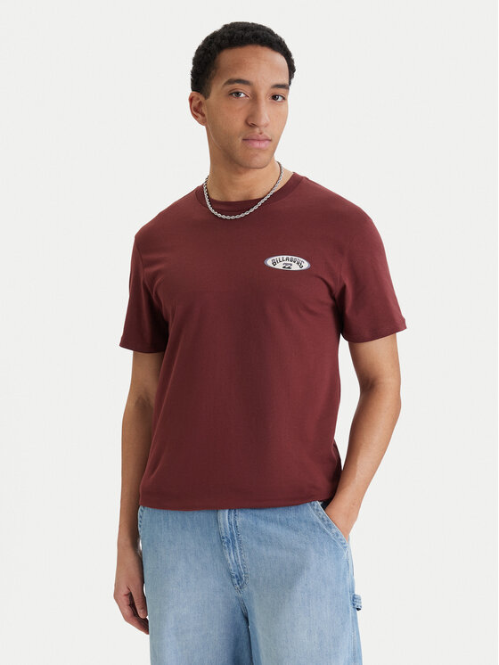 Billabong Billabong Camiseta Orbit Arch EBYZT00522 Guinda/burdeos Regular Fit