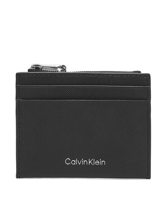 Calvin Klein Puzdro na kreditné karty Calvin Klein Ck Must Cardholder LV04D1044G Čierna