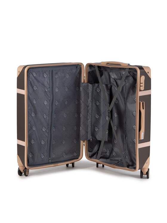 Semi Line Stredný kufor Semi Line T5508-3 Hnedá