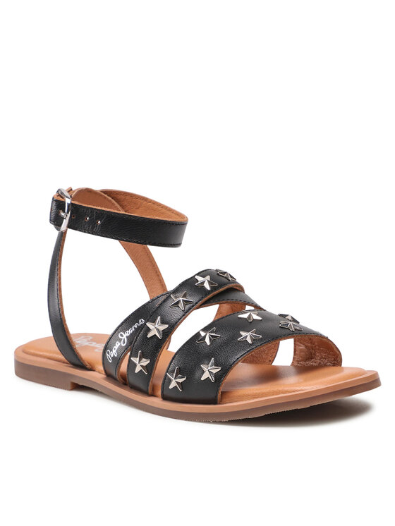 Pepe Jeans Босоніжки Pepe Jeans Irma Studs PGS90176 Чорний